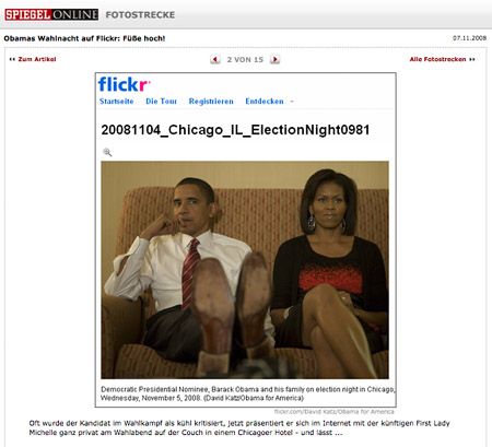 Darf Spiegel-Online Fotos nutzen, die von Barack Obama auf Flickr unter einer Creative Commons Lizenz veröffentlicht wurden?