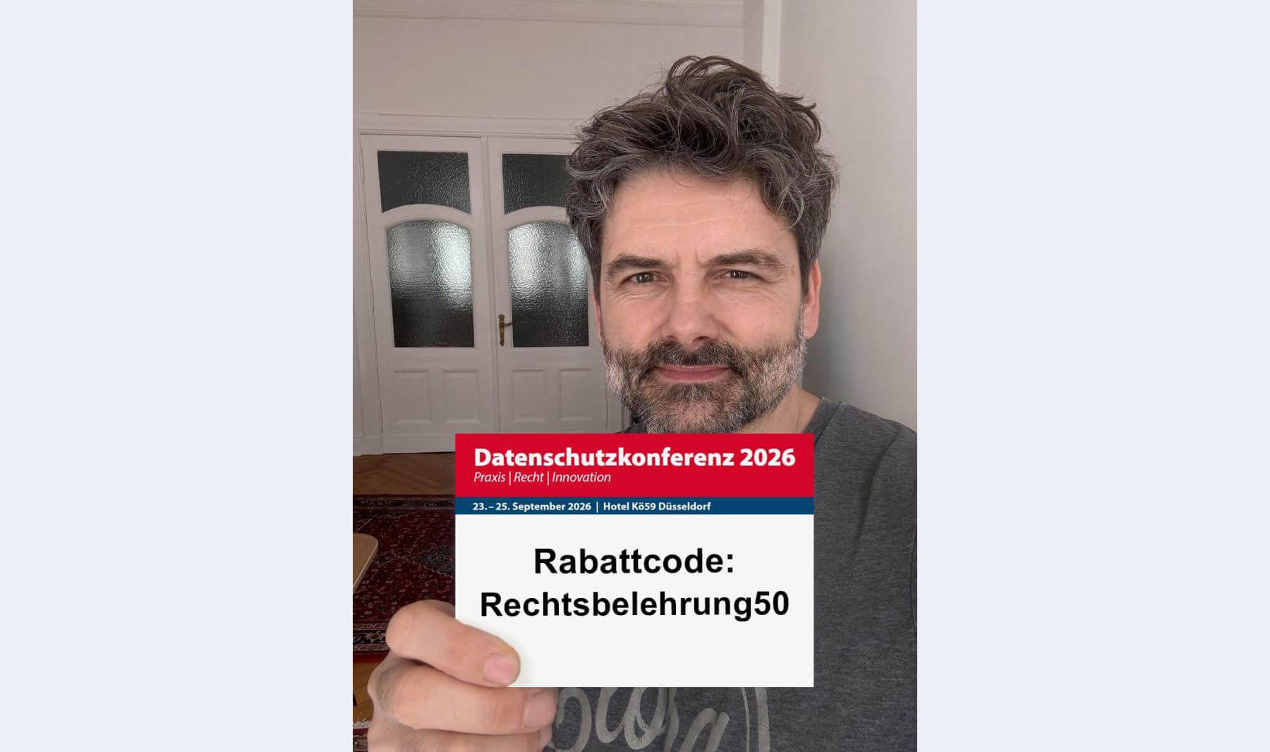 Gutschein für die Datenschutzkonferenz 2026
